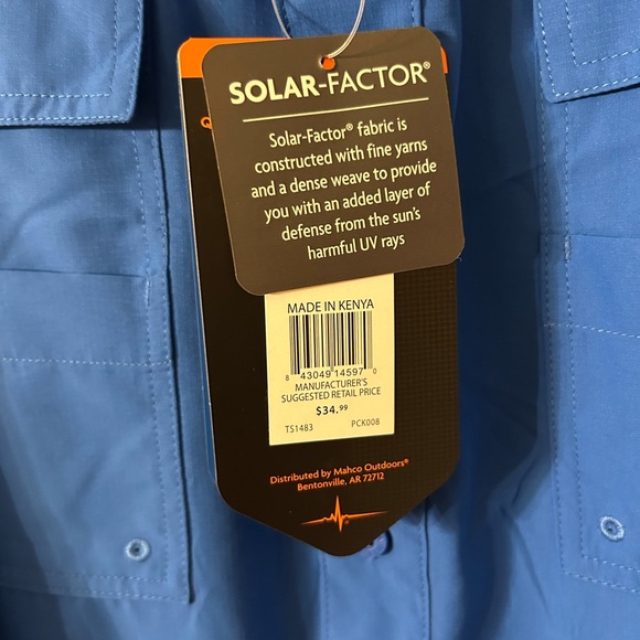 Habit Men's Vibrant Blue Casual Shirt - Picture 2 of 5